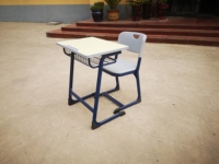 Ensembles de bureau et chaise d'école, chaises de Table de lecture universitaire pour l'éducation simple en bois PP plastique