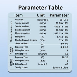 [Expédition gratuite UE] Résine dentaire temporaire Antinsky couleur A1 A2 A3 pour imprimante 3D DLP LCD 405nm 0,5kg - Product Image 6