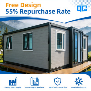 Casa Contenedor Expandible a Prueba de Huracanes de 40 Pies, Villa Prefabricada de Lujo, Casa Móvil Modular de 2, 3 y 4 Dormitorios para <span class=keywords><strong>Puerto</strong></span> Rico - Product Image 1