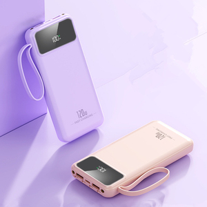 Station d'alimentation mobile <span class=keywords><strong>portable</strong></span> personnalisée de 20 000 mAh ultra-mince, grande capacité, charge rapide, fonction étanche, ligne indépendante - Product Image 6
