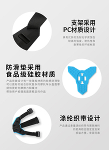 Accesorios Telesin para Cámaras de Acción, Soporte para Casco de Motocicleta, Compatible con <span class=keywords><strong>Go</strong></span> <span class=keywords><strong>Pro</strong></span> <span class=keywords><strong>Hero8</strong></span>/7/6/5 y Osmo Action, Nylon y PC - Product Image 5