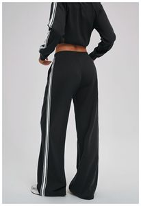 Conjunto Deportivo de <span class=keywords><strong>Yoga</strong></span> de 2 Piezas, Chaqueta Holgada y Pantalones Anchos de Pierna Recta para Mujer, Conjuntos Deportivos Personalizados - Product Image 5