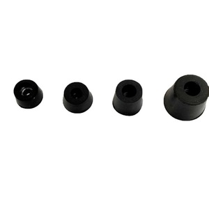 Pieds coniques réglables en caoutchouc Xin Accessories pour meubles et équipements - Product Image 2