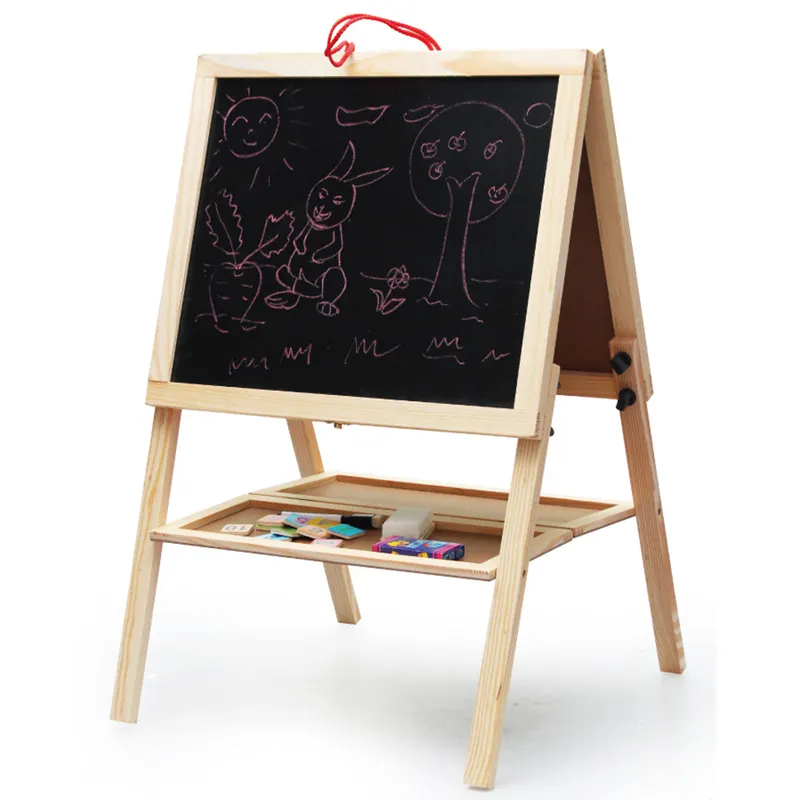 wooden a frame blackboard adjustable blackboard kids wood easel