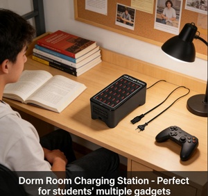 Chargeur <span class=keywords><strong>USB</strong></span> multi-ports QC2.0 direct d'usine 150W 200W 15 20 25 <span class=keywords><strong>30</strong></span> ports 2.4A <span class=keywords><strong>Adaptateur</strong></span> de charge rapide 110V 240V pour appareils mobiles - Product Image 5