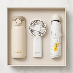 2025 nuevos recuerdos de boda de verano caliente regalo promocional Mini ventilador y paraguas conjunto de regalo - Product Image 6