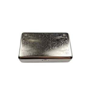 Étui à cigarettes en métal <span class=keywords><strong>vintage</strong></span> Offre Spéciale étanche étui à cigarettes argenté personnalisable - Product Image 3