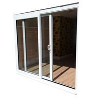 Puerta corredera de aluminio con rotura de puente térmico que ahorra espacio de diseño moderno con función invisible de pantalla plegable