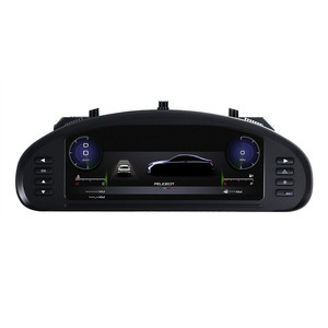 Quadro Strumenti Digitale LCD DOS da 10,25 Pollici per <span class=keywords><strong>Peugeot</strong></span> 407 2004-2010, Pannello Cruscotto con Tachimetro, Carplay e AirPlay - Product Image 1