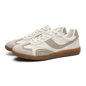 Chaussures <span class=keywords><strong>de</strong></span> sport décontractées GAT pour hommes, style rétro Old Money, en maille respirante <span class=keywords><strong>l</strong></span>égère, blanches, pour <span class=keywords><strong>l</strong></span>'été - Product Image 1