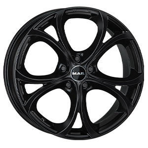 LLANTAS DE ALEACIÓN MAK F9590LAGB42LG3X LARIO GLOSS BLACK 9,5J19 et42 5X110 cb65,1 - Product Image 1