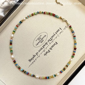 Collares de Perlas de Imitación, Gargantillas de Moda Diaria para Mujer, Collar de Cuerda Colorido 2024 - Product Image 3