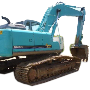 Excavatrice sur chenilles d'occasion KOBELCO SK230-6 du Japon, excavatrice sur chenilles d'occasion avec moteur Honda, pompe à engrenages fabriquée par Kobelco - Product Image 1