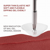 Menghe Mousse Couleurs Boue Nail Gel Bébé Ombre Pudding Gel Palette Air Cushion Net Mesh Pat Peinture Uv Gel Gradient Vernis À Ongles