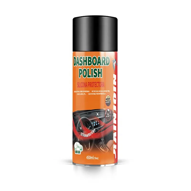 RAINJOIN aerossol spray latas mais limpo carro cuidados produtos interior protectent e carro painel polonês