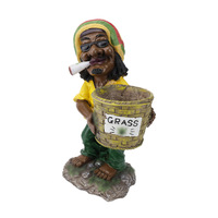 Cenicero de resina alienígena sin humo negro jamaicano con personalidad creativa exquisita ecológica