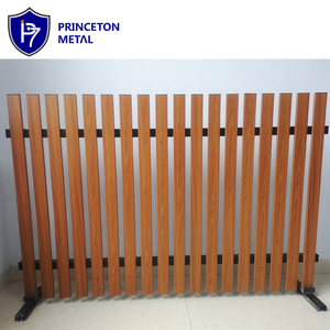 Европейский алюминиевый экран для конфиденциальности, похожий на деревянные панели, изгородь из алюминия - Product Image 2