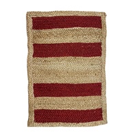 Tapis de sol en jute tressé 100% fait main, antidérapant, respectueux des animaux, design moderne et naturel, haute qualité, nouvelle collection 2024, Bangladesh