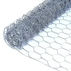 INJOR PVC Coated Hexagonal Chicken Wire Mesh for Various Uses - Long-Lasting and Corrosion-Resistant