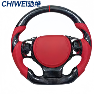 Volante de Fibra de Carbono para <span class=keywords><strong>Lexus</strong></span> IS250 IS350 IS300 ES <span class=keywords><strong>RX</strong></span> <span class=keywords><strong>NX</strong></span> GS350 GX460 LX570 con Logotipo Personalizado - Product Image 3