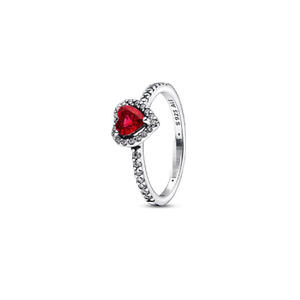 Anillo de Boda de Plata con Zirconia en Forma de Corazón, Anillo de <span class=keywords><strong>Pareja</strong></span> Elegante y a la Moda, Joyería Moderna - Product Image 4