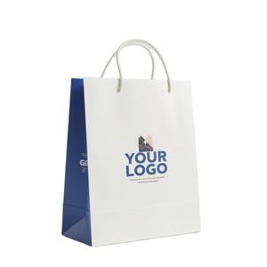Bolsas reutilizables al por mayor de fábrica, bolsas de papel de lujo personalizadas impresas, regalo con asa, embalaje de compras con su propio logotipo - Product Image 1