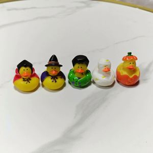 Wholesale Halloween Fancy Novelty Assorted Rubber Ducks Variety Fun <b>Bath</b> Squirt Squeaker Duckies - Product Image 3