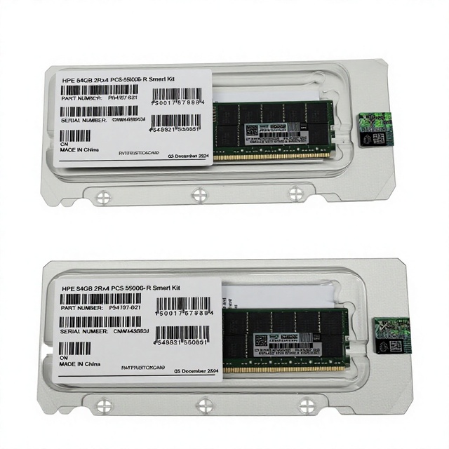 P64707-B21 64GB 5600 (1x64GB) Dual Rank x4 DDR5-5600 CAS-46-45-45 EC8 Registered Smart Memory Kit  P64707-B21