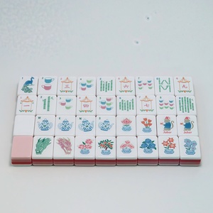 Fichas de Mahjong Americanas de Acrílico de 4 Capas Hechas a Medida, 160 Cartas, Juego Moderno, Lujoso y Elegante para Adultos, Entretenimiento de Póker - Product Image 5