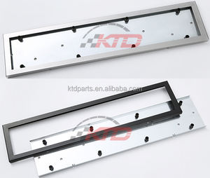 Soporte de marco de matrícula duradero KTD, cubierta metálica para matrícula de coche, soporte para matrícula - Product Image 5