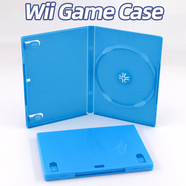 SUNSHING Empty Wii Game Case DVD CD Disc Storage Box Game Case for Wii U PS1 PS2 PS3 PS4 Video Game Case PS5 Replacement Cases