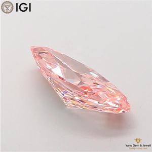 เพชร CVD ขนาด 2.50 กะรัต รูปทรงมาร์คีส์ สีชมพูสดใส ระดับความสะอาด VS1 พร้อมใบรับรอง IGI สำหรับแหวนเป็นเครื่องประดับเด่น - Product Image 5
