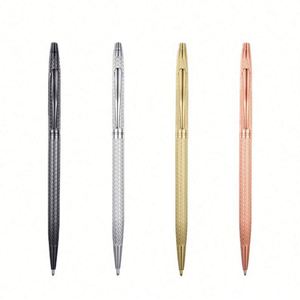 Wholesale Custom Logo Business Gift High Quality Brass Ballpoint Roller Silver <b>Gold</b> & Golden Colors Metal Ball Point <b>Pen</b> - Product Image 1