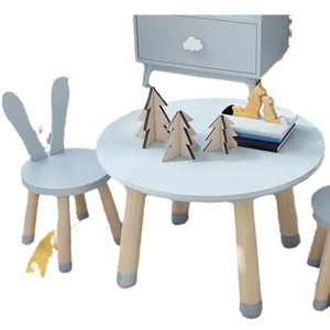 Solid Wood Kids <b>Study</b> <b>Desk</b> And Chair Set Minimalist Design Durable For Children's Room - Product Image 5