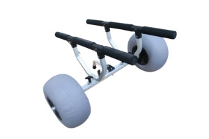 Chariot de plage <span class=keywords><strong>gonflable</strong></span> Viking Air pour kayak avec roues à ballons - Product Image 4
