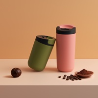 Mug de voiture en acier inoxydable 304, tasse de sport à couvercle rabattable, couvercle amovible et lavable, isolation thermique 6-12 heures, design moderne et minimaliste