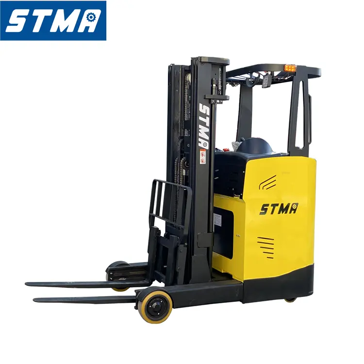 STMA ยืนบนรถบรรทุกไฟฟ้า Reach 1000กิโลกรัม1500kgs 2000kgs 2500kgs 3000kgs กับ4เมตร5เมตร6เมตร7เมตร8เมตร10เมตรยกสูง