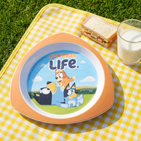 Ensemble d'assiettes triangulaires imprimées en 3D sans BPA, en PP, pour enfants, vente en gros, prix d'usine pour la rentrée scolaire