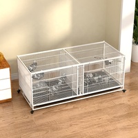 Cage d'élevage de pigeons empilable PAIPET, cage à oiseaux en métal multi-compartiments pour volière, vente en gros OEM