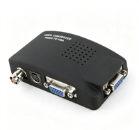 Adaptador convertidor de video BNC a VGA y S-Video a VGA al por mayor para conectar el host de vigilancia al monitor, fabricado en China
