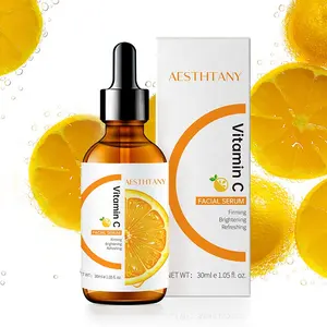 OEM Skin Care Whitening Hydrating Brightening Organic Vitamin C Face Serum