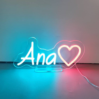 Venta al por mayor, dropshipping, decoración, letrero de neón LED personalizado, sin pedido mínimo, letrero de neón personalizado para decoración de bodas y fiestas de cumpleaños