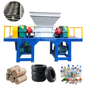 Trituratore a Doppio Albero per Pneumatici e Granulatore di Gomma 7.5kW, Attrezzatura Ecologica a Risparmio Energetico per la Lavorazione di Pneumatici Usati - Product Image 3