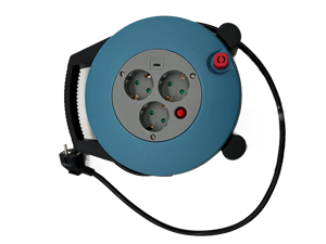 Cable eléctrico 3M Color Azul USB C 3 Salida UE Multi-enchufe con Cables de extensión de interruptor Carrete redondo retráctil tipo A tipo C - Product Image 2