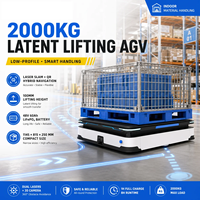 Robot mobile autonome SLAM à laser pour charges lourdes de 2 tonnes, pour la manutention intelligente des matériaux en entrepôt