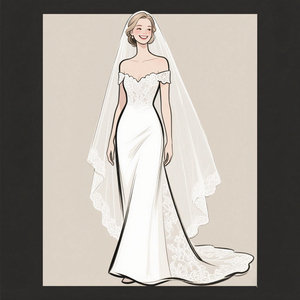 Abito da sposa su misura per la futura sposa - Product Image 2