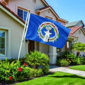 Bandera Nacional <span class=keywords><strong>de</strong></span> las Islas Marianas del Norte <span class=keywords><strong>de</strong></span> 3x5 pies, Bandera para Exteriores con Impresión Digital, Venta al Por Mayor - Product Image 2