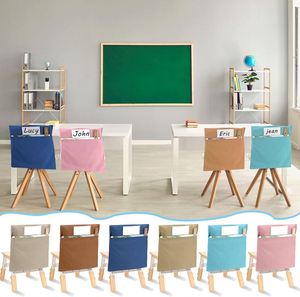 Organizador de Espalda de Silla para Aula: Bolsillos para Tarjetas de Nombre de Estudiantes y Almacenamiento de Libros, Organizador de Útiles Escolares - Product Image 4