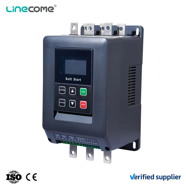 Factory Customized 45kW Intelligent Bypass Soft Starter Single-Phase 220 Vac 60 Hz AC Electric Motor for Air Conditioners