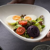 Bol en céramique triangulaire créatif, bol à salade de fruits, assiette à dîner effet sable, vaisselle, assiette inspirée du style japonais